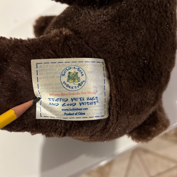 Build A Bear Workshop Spotted Dog Plush 10" Brown and Cream Puppy Stuffed Toy - Picture 3 of 4